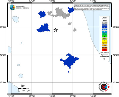 Mappa EMS - territori comuni
