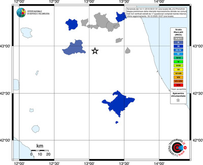 Mappa MCS - territori comuni