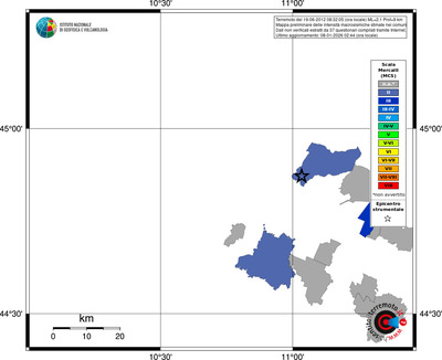 Mappa MCS - territori comuni