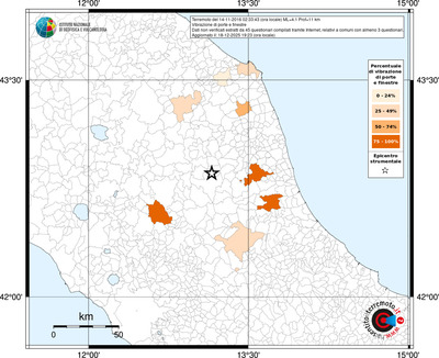 Mappa territorio comunale con almeno 3 questionari