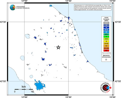 Mappa EMS - territori località