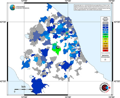 Mappa MCS - territori comuni