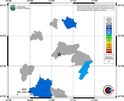 Mappa MCS - territori comuni