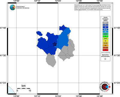 Mappa EMS - territori comuni