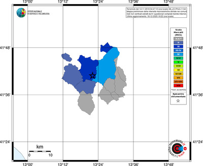 Mappa MCS - territori comuni