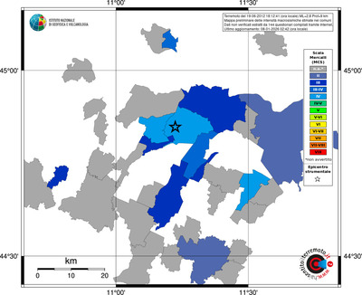 Mappa MCS - territori comuni