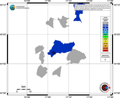 Mappa EMS - territori comuni