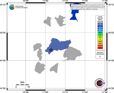 Mappa MCS - territori comuni