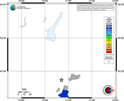 Mappa EMS - territori comuni