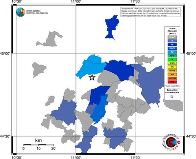 Mappa MCS - territori comuni