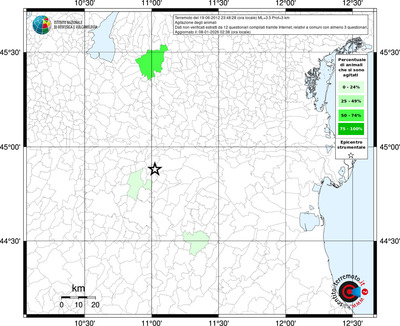 Mappa territorio comunale con almeno 3 questionari