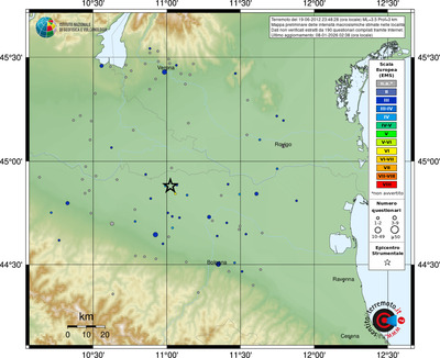 Mappa EMS - località