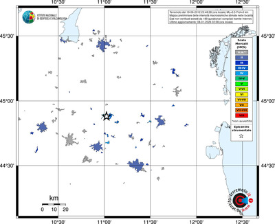 Mappa MCS - territori località