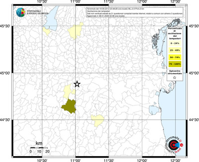 Mappa territorio comunale con almeno 3 questionari