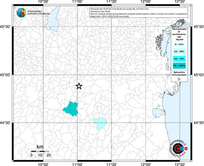 Mappa territorio comunale con almeno 3 questionari