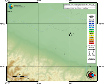 Mappa MCS - località