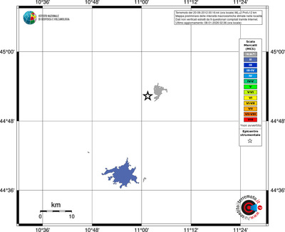 Mappa MCS - territori località