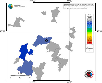 Mappa MCS - territori comuni