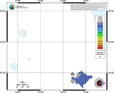 Mappa MCS - territori comuni