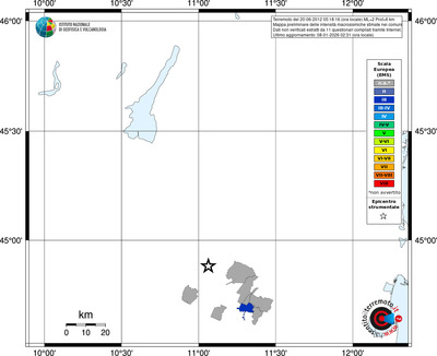 Mappa EMS - territori comuni