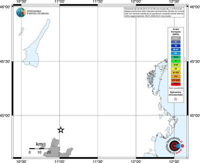 Mappa EMS - territori comuni