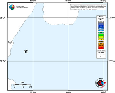 Mappa MCS - territori località