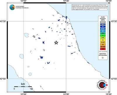 Mappa EMS - territori località