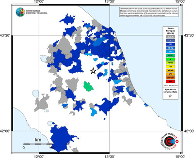 Mappa EMS - territori comuni