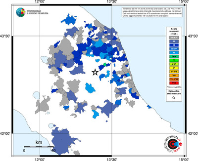 Mappa MCS - territori comuni