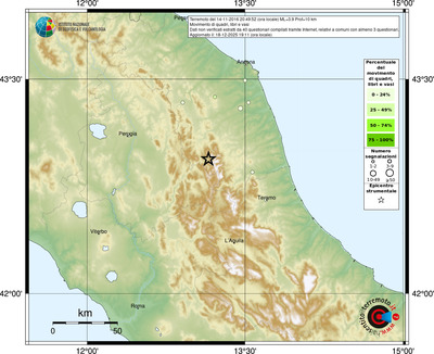Mappa comuni con almeno 3 questionari