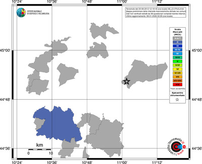 Mappa MCS - territori comuni