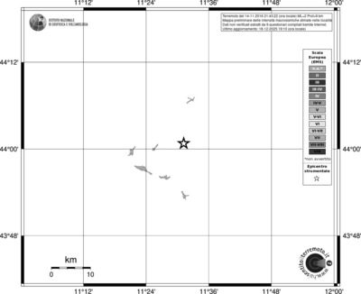Mappa EMS - territori località