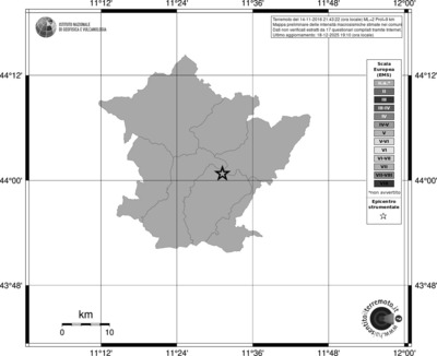Mappa EMS - territori comuni