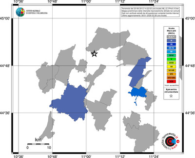 Mappa MCS - territori comuni