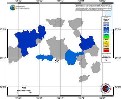 Mappa EMS - territori comuni