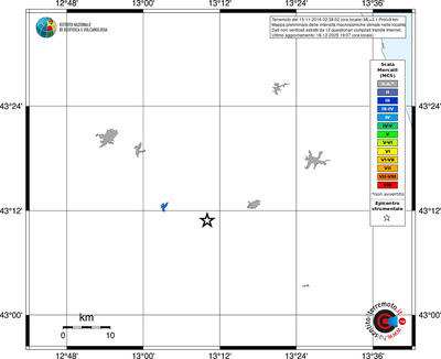 Mappa MCS - territori località