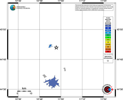 Mappa MCS - territori località