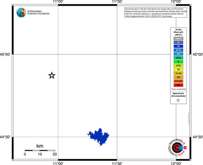Mappa MCS - territori località
