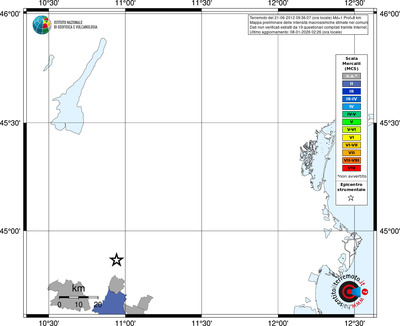 Mappa MCS - territori comuni