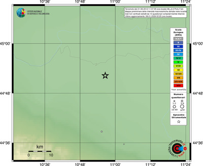 Mappa EMS - località