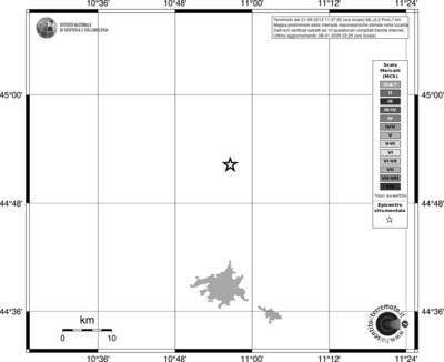 Mappa MCS - territori località