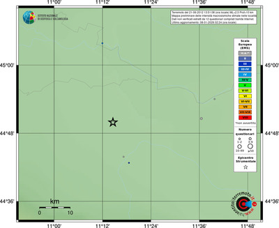 Mappa EMS - località