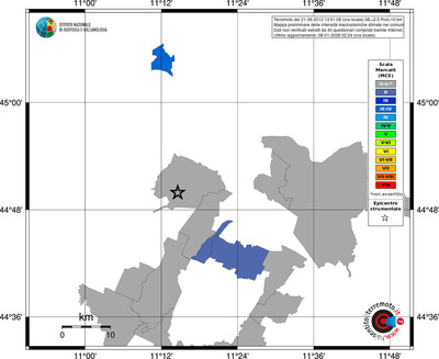 Mappa MCS - territori comuni