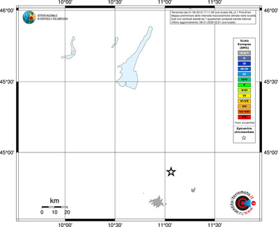 Mappa EMS - territori località