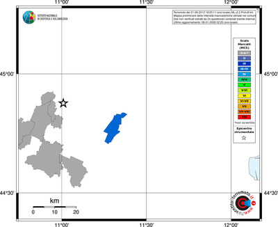 Mappa MCS - territori comuni