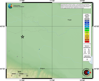 Mappa MCS - località