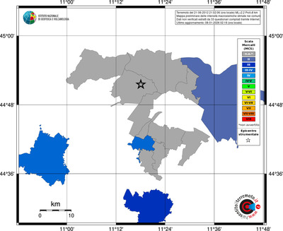 Mappa MCS - territori comuni