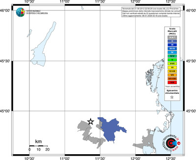 Mappa MCS - territori comuni