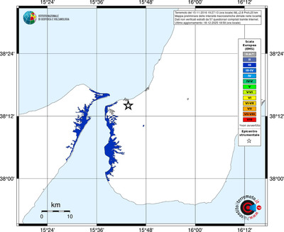 Mappa EMS - territori località