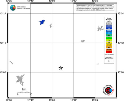 Mappa EMS - territori località
